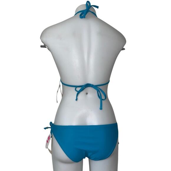 Island Soul Blue Bikini Set – Size S – New with Tags - Picture 2 of 3